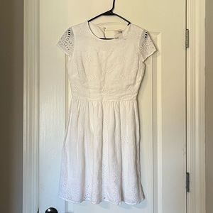 NWT Vineyard Vines White Lace Linen summer dress
